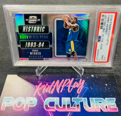 2018 PANINI CONTENDERS OPTIC - CHRIS WEBBER - PSA MINT 9