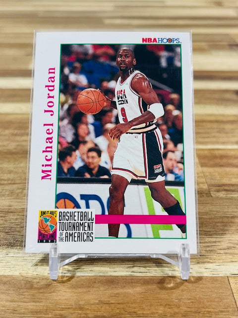 1992 NBA Hoops - Michael Jordan - Basketball Tournament Of America #341