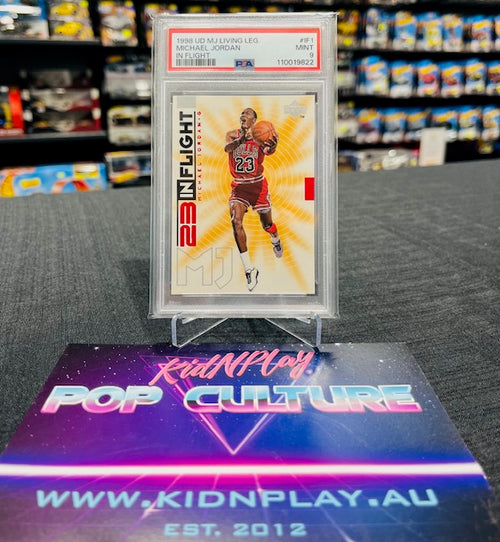 1998 UD MJ Living Legends - Michael Jordan IN FLIGHT - PSA Mint 9