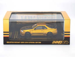 INNO64 Models 1/64 - Nissan Skyline GT-R (R34) "Top Secret" Tokyo Auto Salon 2024 Expo Model