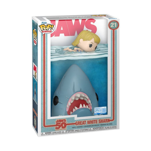 Jaws 50th Anniversary Great White Shark VHS Cover Funko POP! Vinyl