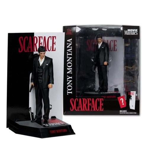 Movie Maniac's Scarface Tony Montana 6 Inch Posed Figure McFarlane
