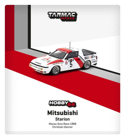 Tarmac Works Hobby64 1/64 Scale - Mitsubishi Starion Macau Guia Race 1988