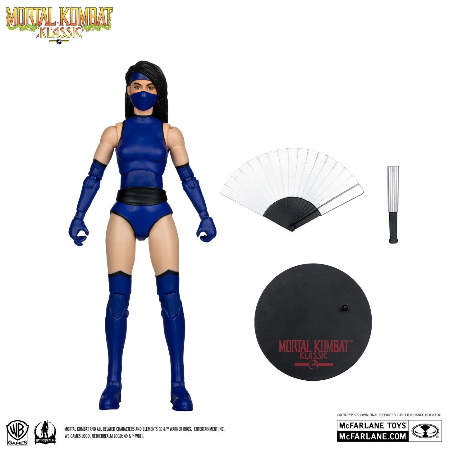 Mortal Kombat Klassic Kitana Red Platinum Edition 7" Action Figure