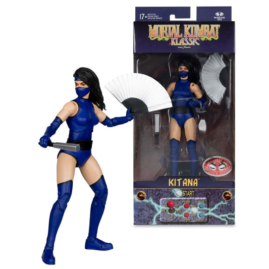 Mortal Kombat Klassic Kitana Red Platinum Edition 7" Action Figure