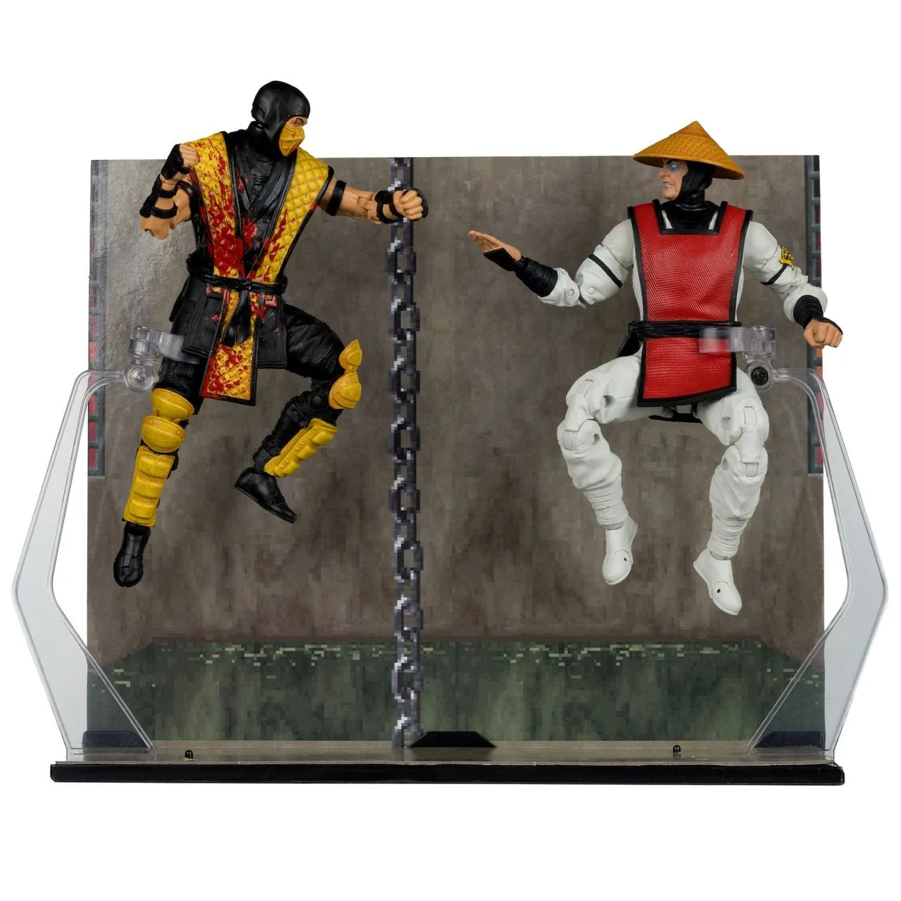 Mortal Kombat Klassic Scorpion vs Raiden 7" Action Figure 2 Pack