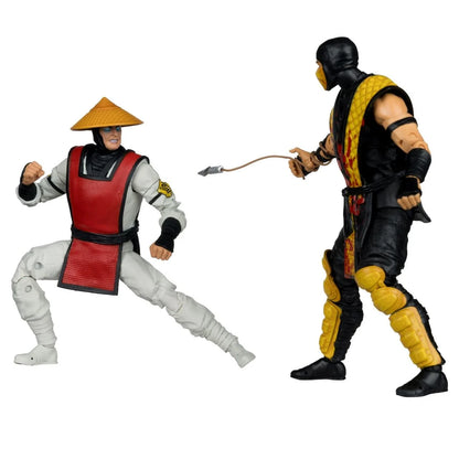 Mortal Kombat Klassic Scorpion vs Raiden 7" Action Figure 2 Pack