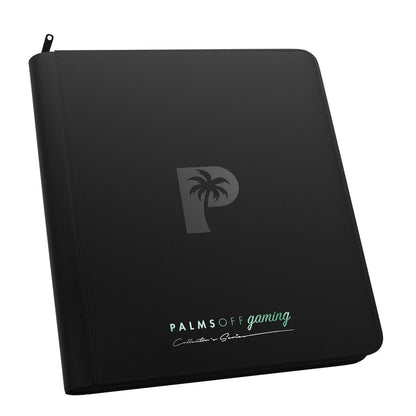 Palms Off Gaming Collector's Series 12 Pocket Zip Binder (Black)