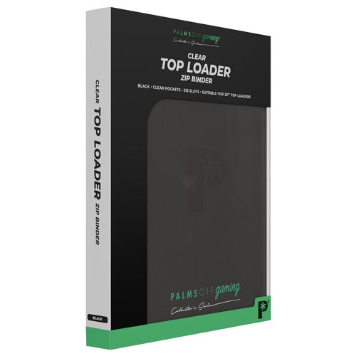 Palms Off Gaming Collector's Series 9 Pocket Top Loader 216 Capacity Zip Binder