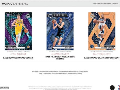 Panini 2024/2025 NBA Mosaic Basketball Blaster Box