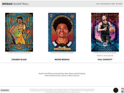 Panini 2024/2025 NBA Mosaic Basketball Blaster Box