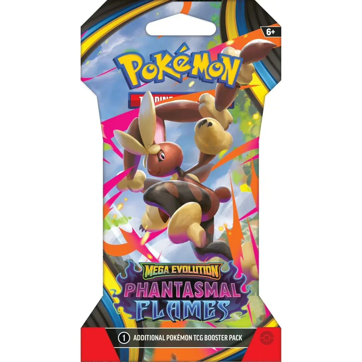 Pokemon Mega Evolution Phantasmal Flames Sleeved Blister Booster Pack