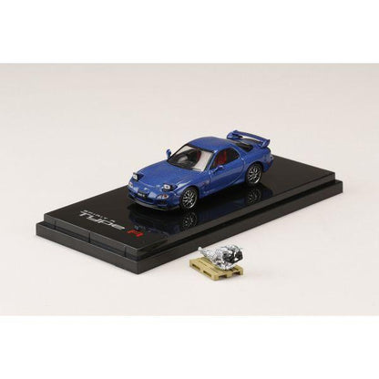 Hobby Japan 1/64 Mazda RX-7 FD3S Sprit R Type A (Blue)