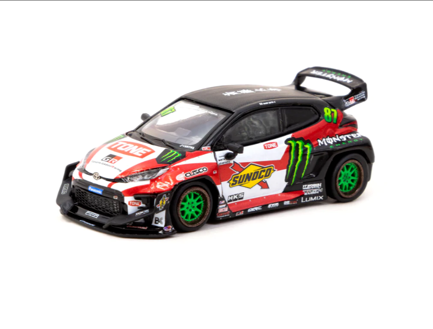 Tarmac Works Hobby64 1/64 - Toyota Monster Energy Pandem Yaris Drift