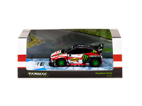 Tarmac Works Hobby64 1/64 - Toyota Monster Energy Pandem Yaris Drift