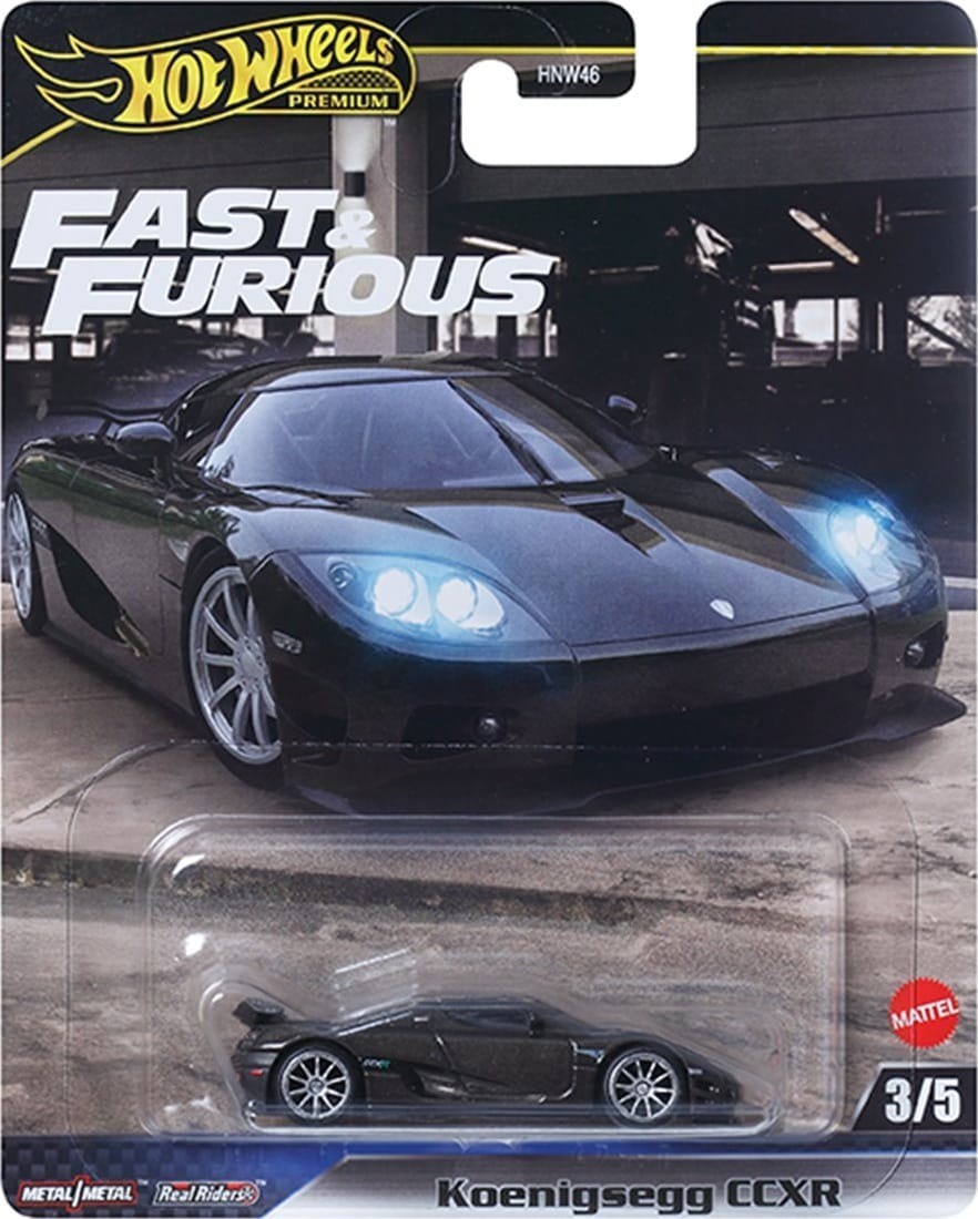 Hot Wheels Premium Koenigsegg CCXR - Fast & Furious
