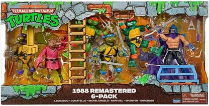 TMNT - TEENAGE MUTANT NINJA TURTLES US TARGET EXCLUSIVE REMASTERED FIGURE BUNDLE