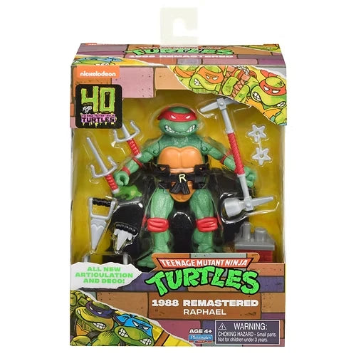 Teenage Mutant Ninja Turtles 1988 Remastered Raphael Figure