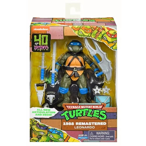 Teenage Mutant Ninja Turtles 1988 Remastered Leonardo Figure