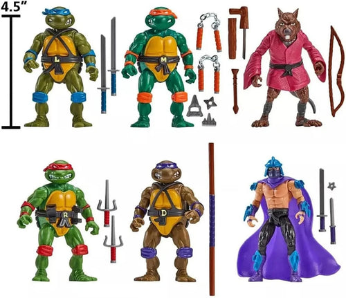 TMNT - TEENAGE MUTANT NINJA TURTLES US TARGET EXCLUSIVE REMASTERED FIGURE BUNDLE