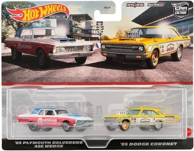 2023 Hot Wheels 2 Pack 63 Plymouth Belvedere 426 Wedge / Dodge Coronet