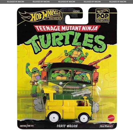 Hot Wheels Pop Culture 2025 - TMNT Party Wagon (Teenage Mutant Ninja Turtles)