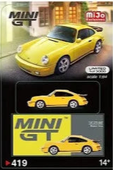 Mini Gt 1:64 Mijo Exclusives Usa Ruf Ctr 1987 Blossom Yellow Mgt00419