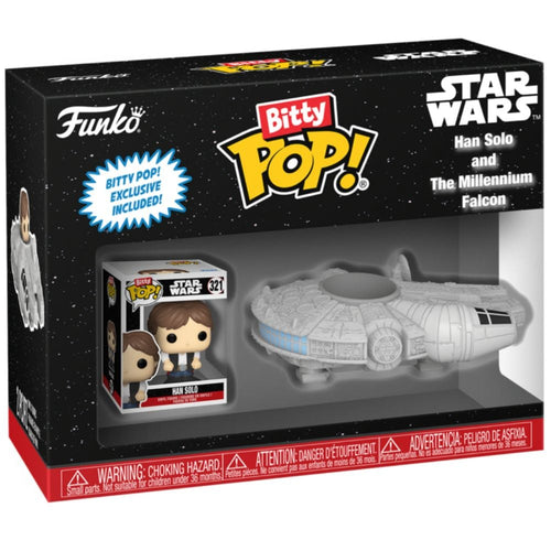 Star Wars Han Solo With Millenium Falcon Bitty Ride Funko POP! Vinyl