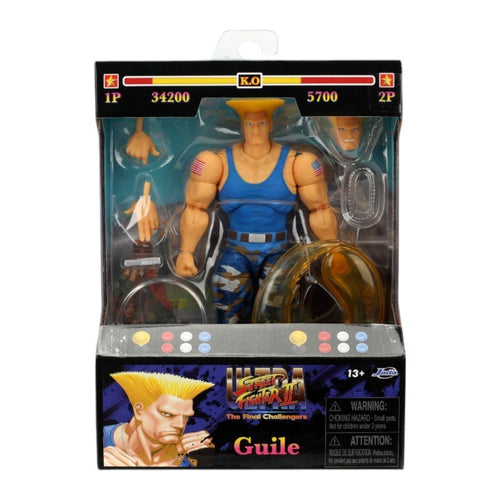 Street Fighter II The Final Challengers Guile (Player 2) 6" Action Figure