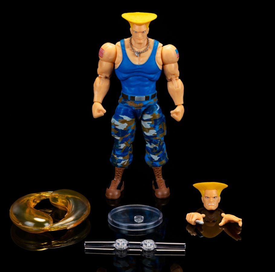 Street Fighter II The Final Challengers Guile (Player 2) 6" Action Figure