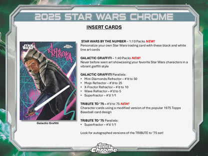 2025 Star Wars Topps Chrome Hobby Box