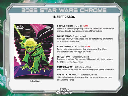 2025 Star Wars Topps Chrome Hobby Box