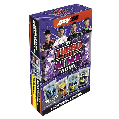 Topps Turbo Attax Formula 1 2025 Mega Tin (Lighting Lids)