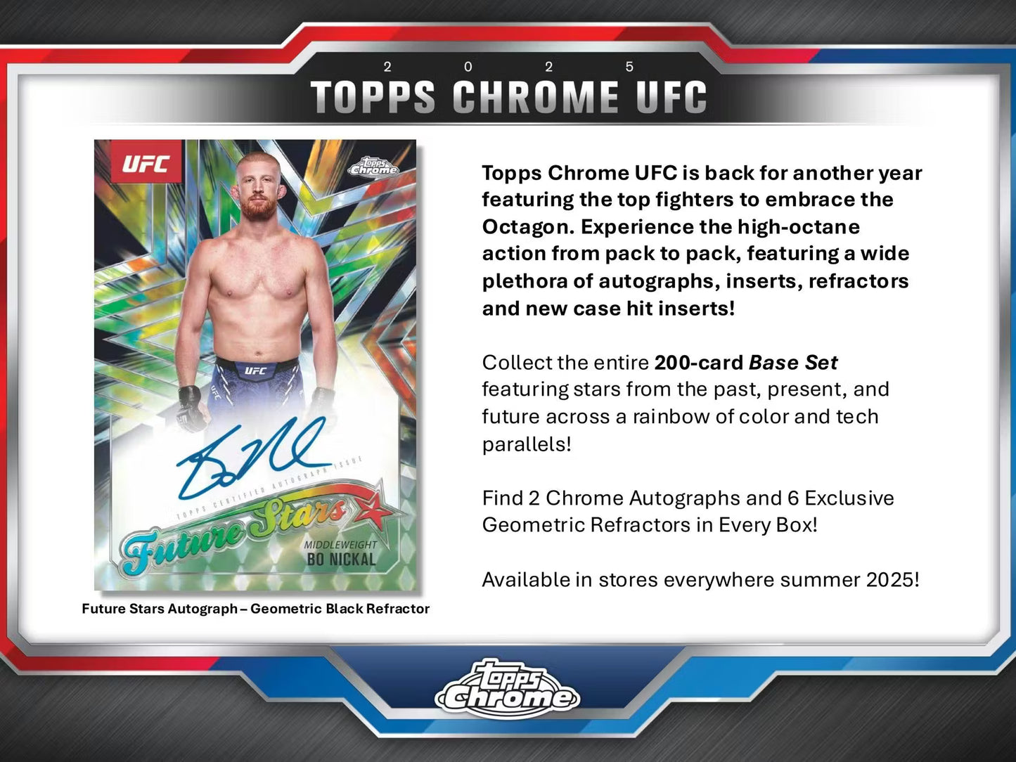 2025 Topps Chrome UFC Breaker Delight Box