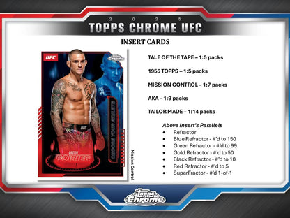 2025 Topps Chrome UFC Hobby Box